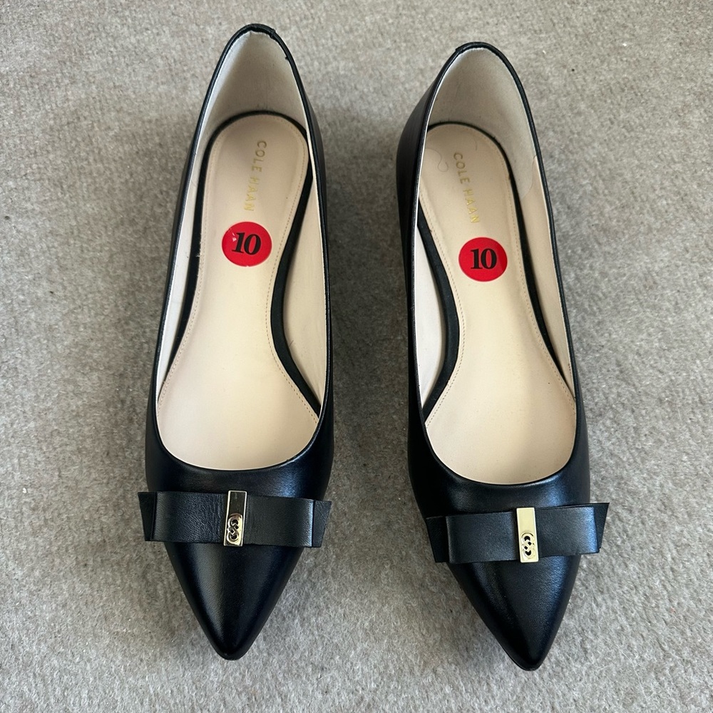 Cole Haan Bow Flats ~10